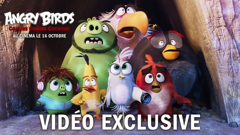 Wideo do filmu Angry Birds: Film 2 — Angry Birds : Copains comme Cochons - Extrait [VF]
