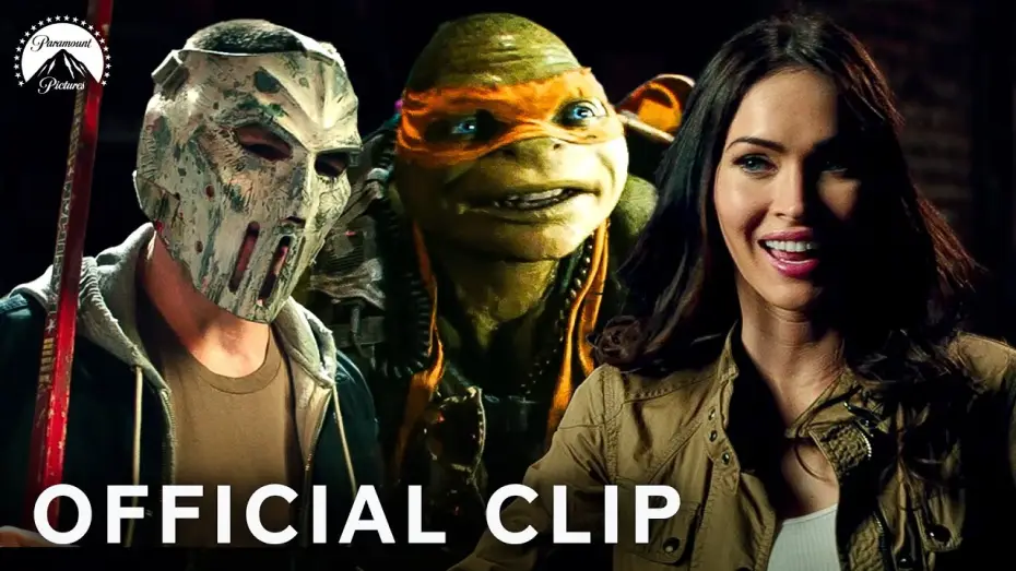 Wideo do filmu Wojownicze Żółwie Ninja: Wyjście z cienia — Megan Fox Meets Casey Jones and the Ninja Turtles