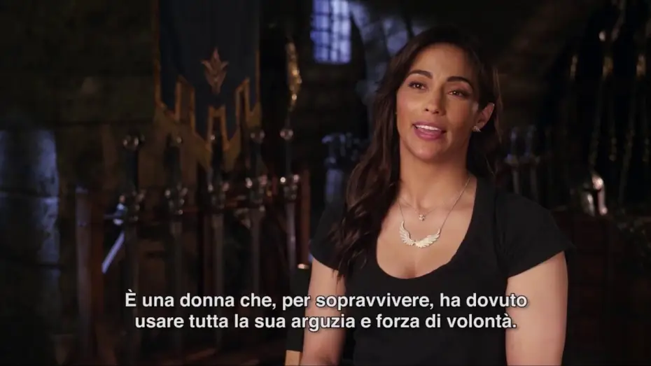 Wideo do filmu Warcraft: Początek — WARCRAFT - L'INIZIO di Duncan Jones: intervista a Paula Patton (sottotitoli in italiano)