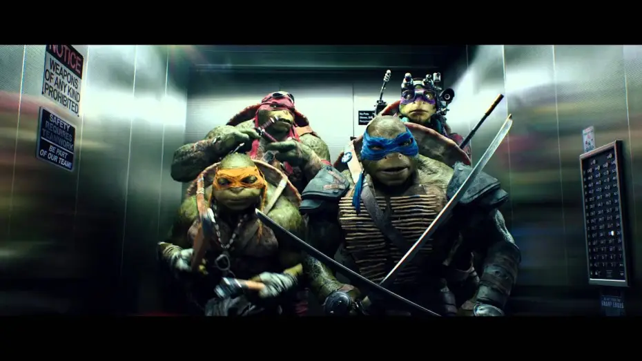 Wideo do filmu Wojownicze Żółwie Ninja — NINJA TURTLES – Beatbox dans l’ascenseur