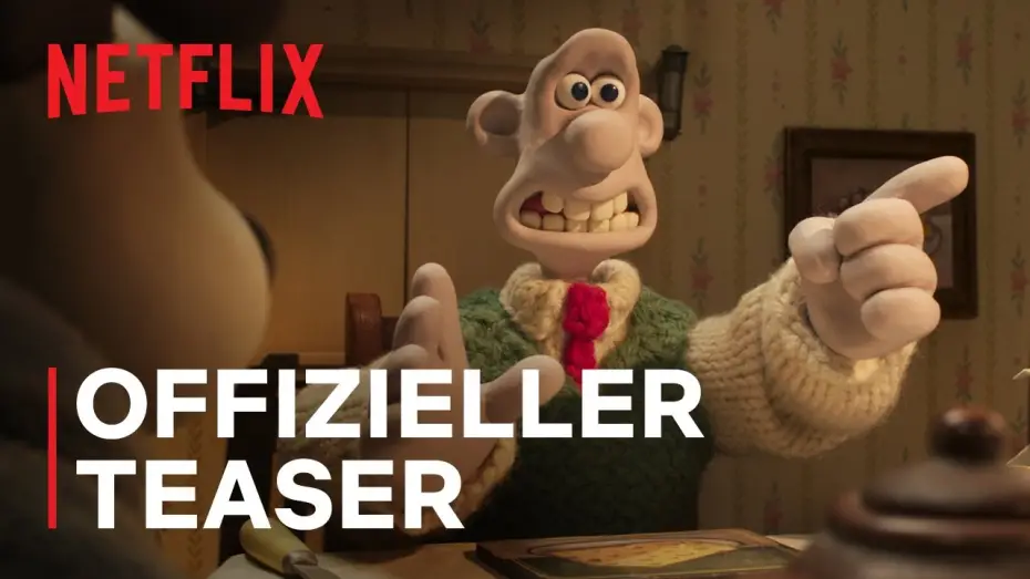 Wideo do filmu Wallace i Gromit: Zemsta pingwina — Offizieller Teaser