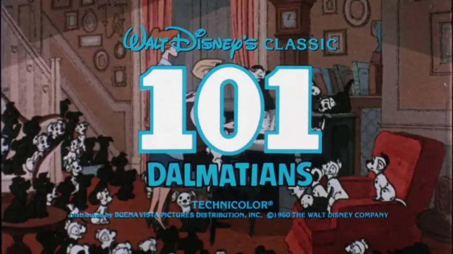 Wideo do filmu 101 dalmatyńczyków — 101 Dalmatians - Trailer #6 - 1991 Reissue Trailer (35mm 4K)