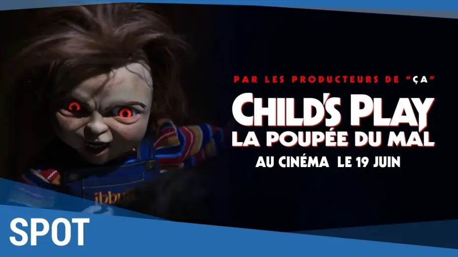 Wideo do filmu Laleczka — CHILD'S PLAY : LA POUPÉE DU MAL - Spot VF