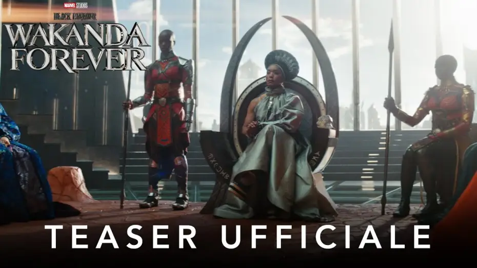 Wideo do filmu Czarna Pantera: Wakanda w moim sercu — Black Panther: Wakanda Forever | Teaser Ufficiale | Dal 9 Novembre al Cinema