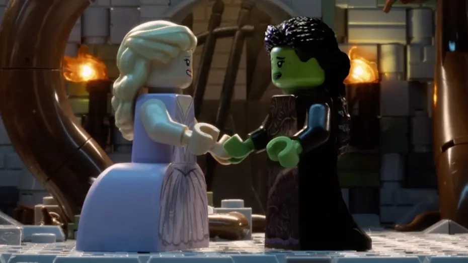 Wideo do filmu Wicked: na dobre — On the Set of Wicked: For Good (Official LEGO Brickified)