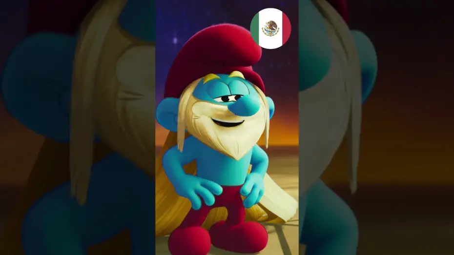 Wideo do filmu Smerfy. Wielki film — 100% Smurf-approved