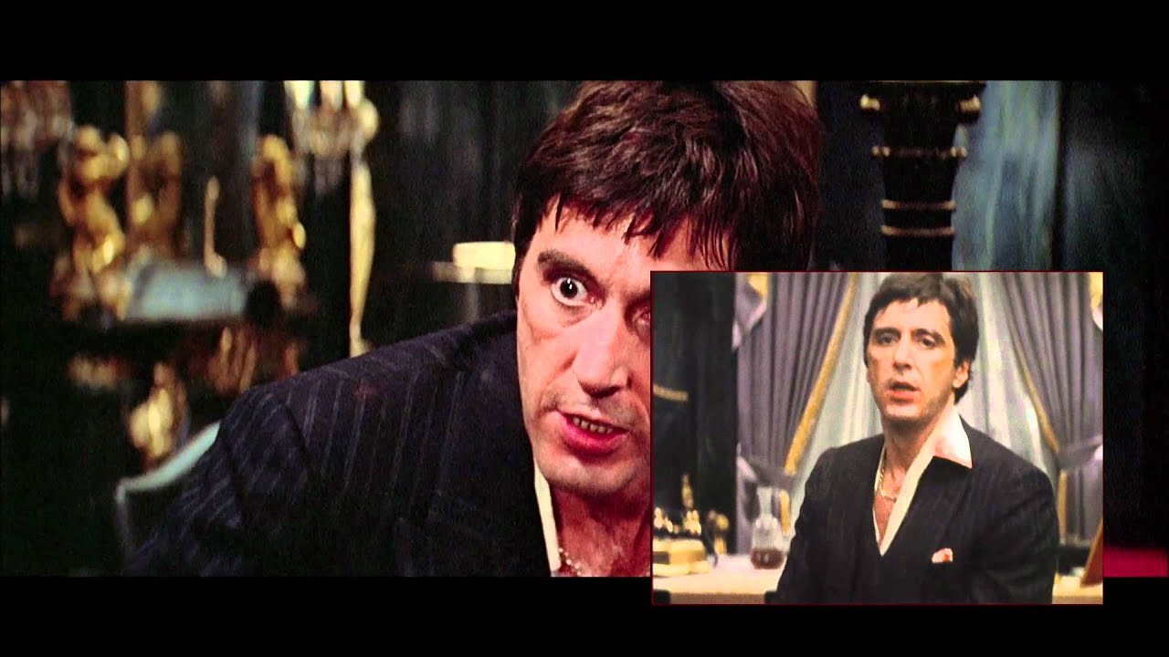 Wideo do filmu Człowiek z blizną — "Say Hello to My Little Friend" Outtakes