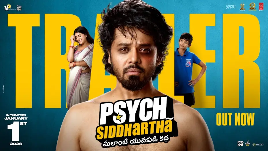 Wideo do filmu సైక్ సిద్ధార్థ — Psych Siddhartha | Official Trailer | Shree Nandu | Yaamini Bhaskar | Varun Reddy | Jan 1st Release