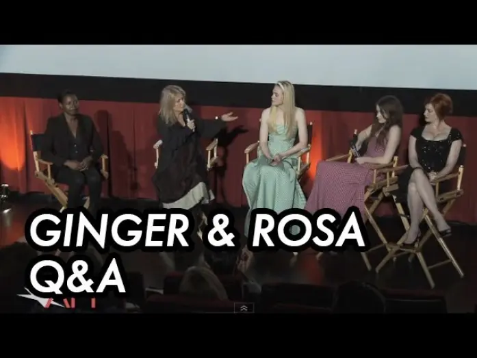 Wideo do filmu Ginger i Rosa — Sally Potter, Elle Fanning, Alice Englert, and Christina Hendricks of GINGER & ROSA at AFI FEST