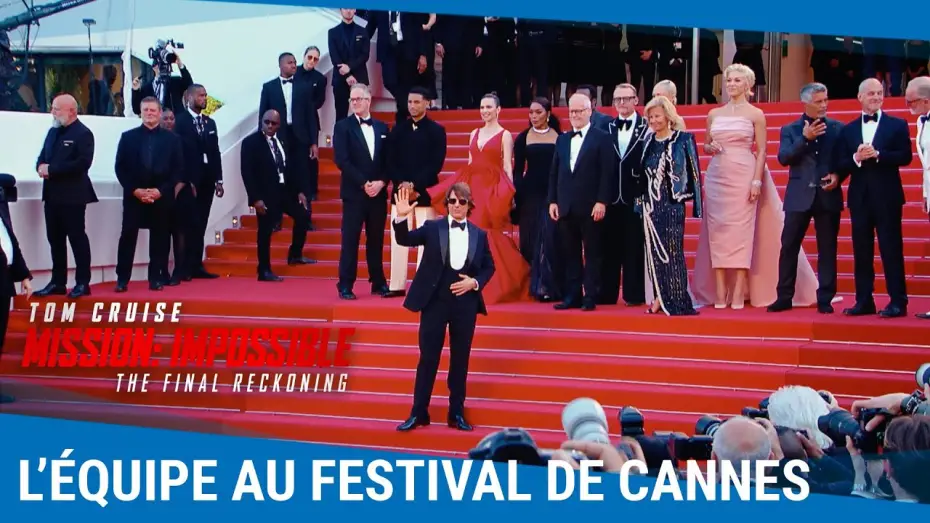 Wideo do filmu Mission: Impossible - The Final Reckoning — Mission: Impossible - The Final Reckoning : L'équipe du film à Cannes
