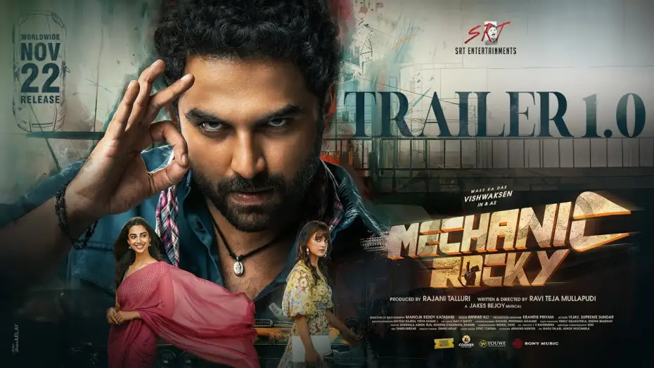 Wideo do filmu మెకానిక్ రాకీ — Mechanic Rocky Trailer 1.0 | Vishwaksen | Meenakshi | Shraddha | Ravi Teja M | Jakes Bejoy |Rajani T