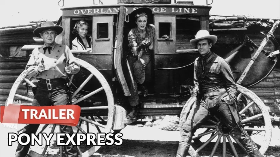 Wideo do filmu Pony Express — Pony Express 1953 Trailer | Charlton Heston | Rhonda Fleming