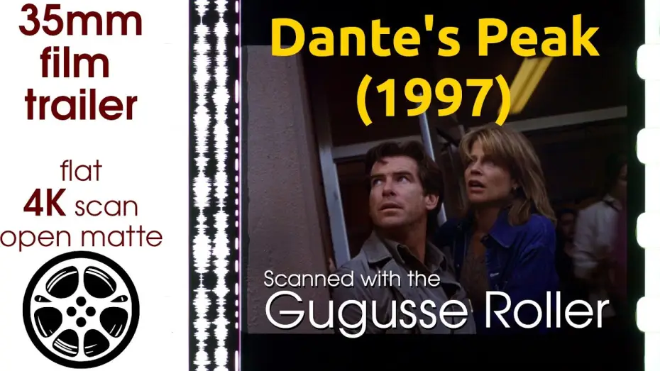 Wideo do filmu Góra Dantego — Dante's Peak (1997) 35mm film trailer, flat open matte, 4K *CROPPED