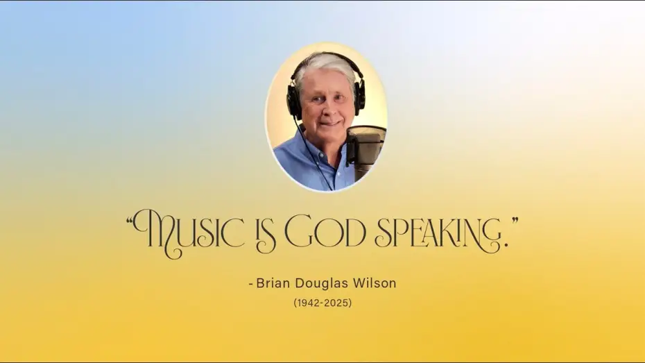 Wideo do filmu Music is God Speaking – Brian Wilson — "Music is God Speaking" – Brian Wilson