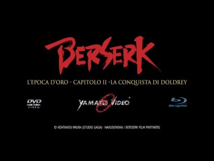 Wideo do filmu ベルセルク 黄金時代篇Ⅱ ドルドレイ攻略 — Berserk - L'epoca d'oro II: La conquista di Doldrey