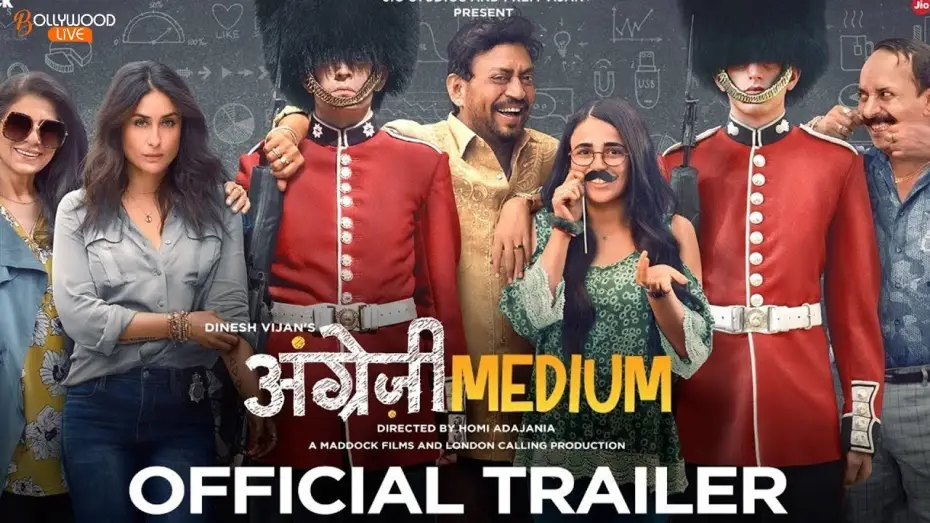 Wideo do filmu अंग्रेजी मिडीयम — Angrezi Medium - Official Trailer | Irrfan Kareena Radhika | Dinesh Vijan | Homi Adajania | 13 March