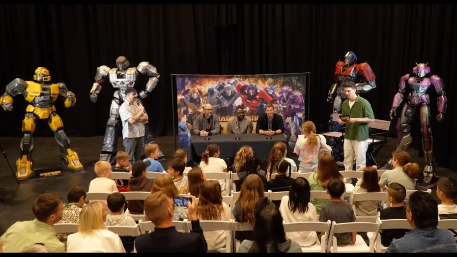 Wideo do filmu Transformers: Początek — Kids Press Conference