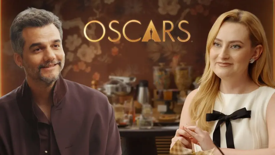 Wideo do filmu Tajny agent — Wagner Moura & Amelia Dimoldenberg talk Sharks, Futebol, and Carnival | Oscars Pre-Luncheon Luncheon