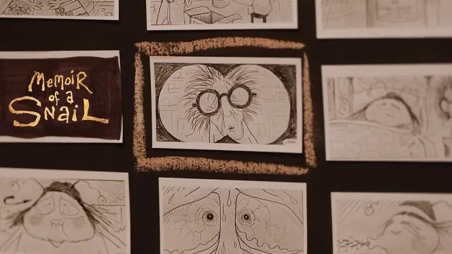 Wideo do filmu Pamiętnik ślimaka — Behind The Scenes With Adam Elliot - Storyboarding