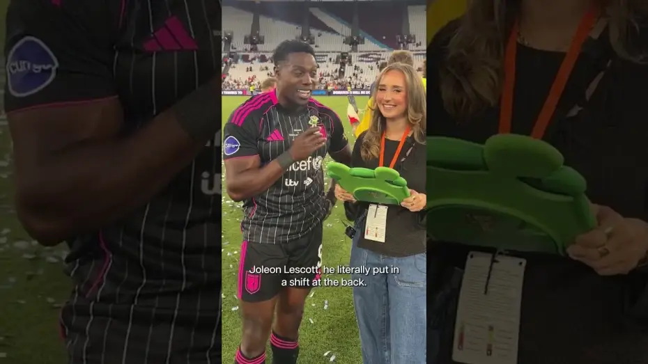 Wideo do filmu Toy Story 5 — Post match debrief (Toy Story 5 version) with Soccer Aid