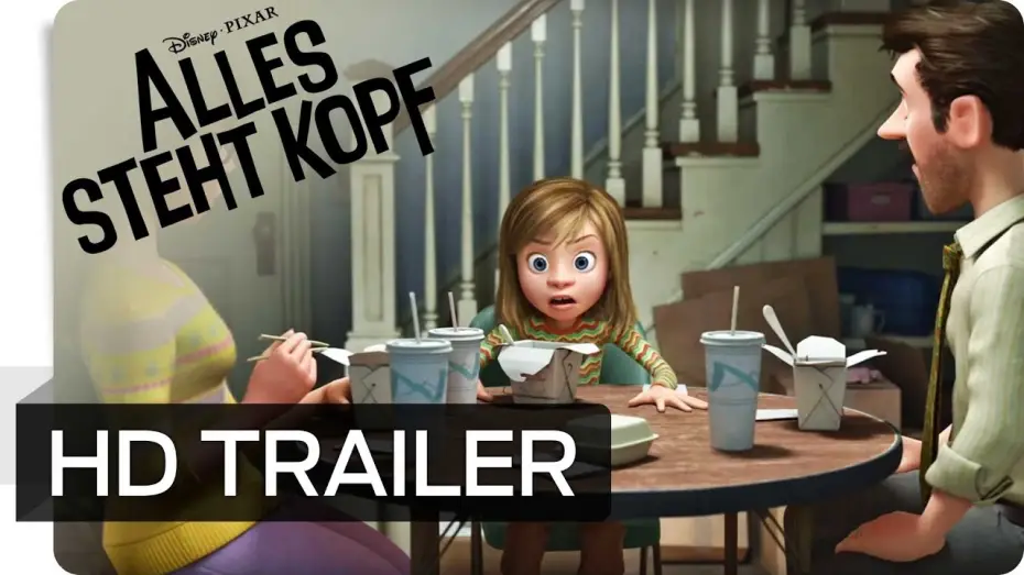 Wideo do filmu W głowie się nie mieści — ALLES STEHT KOPF - Offizieller Trailer (German | deutsch) - Disney HD