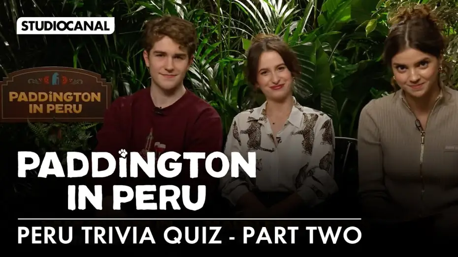Wideo do filmu Paddington w Peru — PERU TRIVIA QUIZ (Part II) with Carla Tous, Samuel Joslin and Madeleine Harris