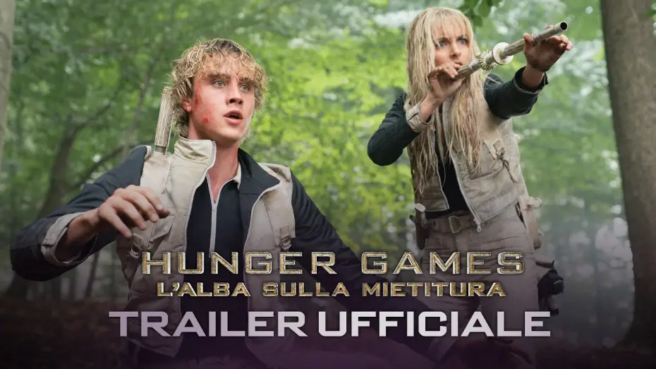 Wideo do filmu Igrzyska śmierci: Wschód słońca w dniu dożynek — HUNGER GAMES: L'ALBA SULLA MIETITURA - Trailer Ufficiale - dal 19 Novembre 2026 #soloalcinema