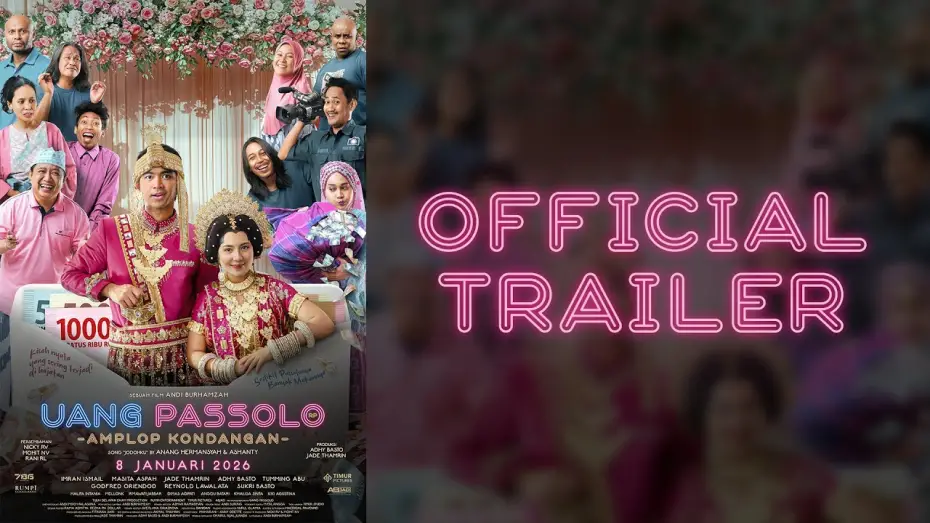 Wideo do filmu Uang Passolo -Amplop Kondangan- — Official Trailer UANG PASSOLO - AMPLOP KONDANGAN | Di Bioskop 8 Januari 2026