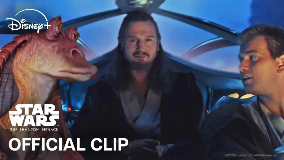 Wideo do filmu Gwiezdne wojny: Część I - Mroczne widmo — Qui-Gon and Obi-Wan Escape Otoh Gunga - Official Clip