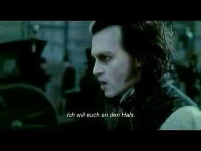 Wideo do filmu Sweeney Todd: Demoniczny golibroda z Fleet Street — Sweeney Todd Trailer German (deutscher) Johnny Depp