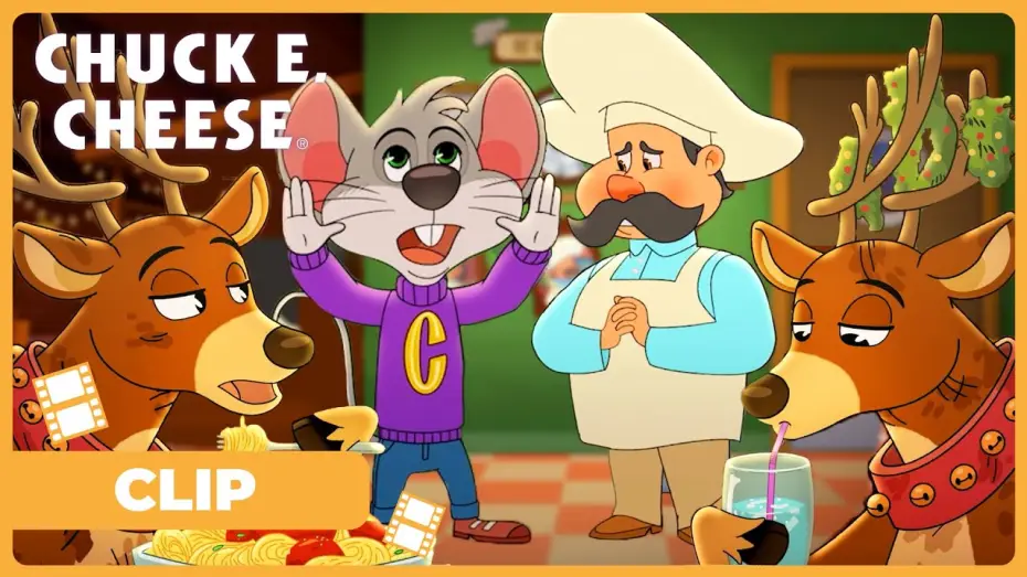 Wideo do filmu A Chuck E. Cheese Christmas — Planning Santa's Surprise!