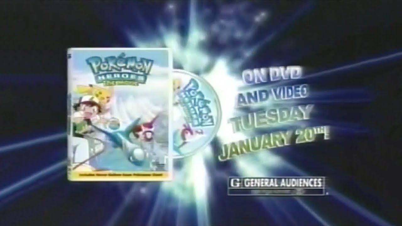 Wideo do filmu Pokémon: Bohaterowie — DVD Trailer