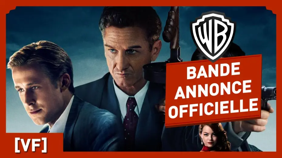 Wideo do filmu Gangster Squad. Pogromcy mafii — Gangster Squad - Bande Annonce Officielle (VF) - Josh Brolin / Ryan Gosling / Sean Penn / Emma Stone