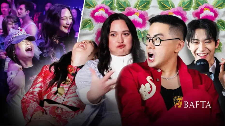 Wideo do filmu The Wedding Banquet — Behind The Scenes on Vomit Scenes in Vancouver! Bowen Yang & The Wedding Banquet Cast | BAFTA