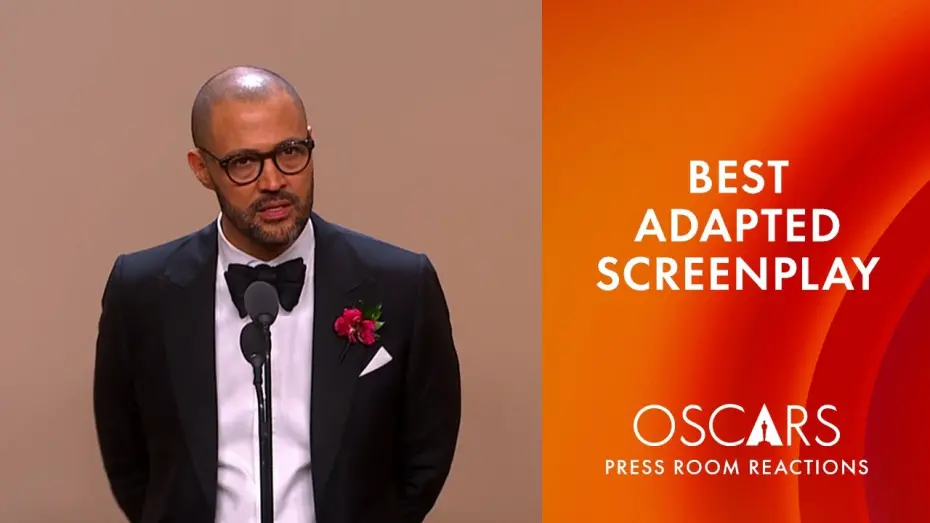 Wideo do filmu Amerykańska fikcja — Best Adapted Screenplay | 'American Fiction'  | Cord Jefferson | Oscars 2024 Press Room Speech