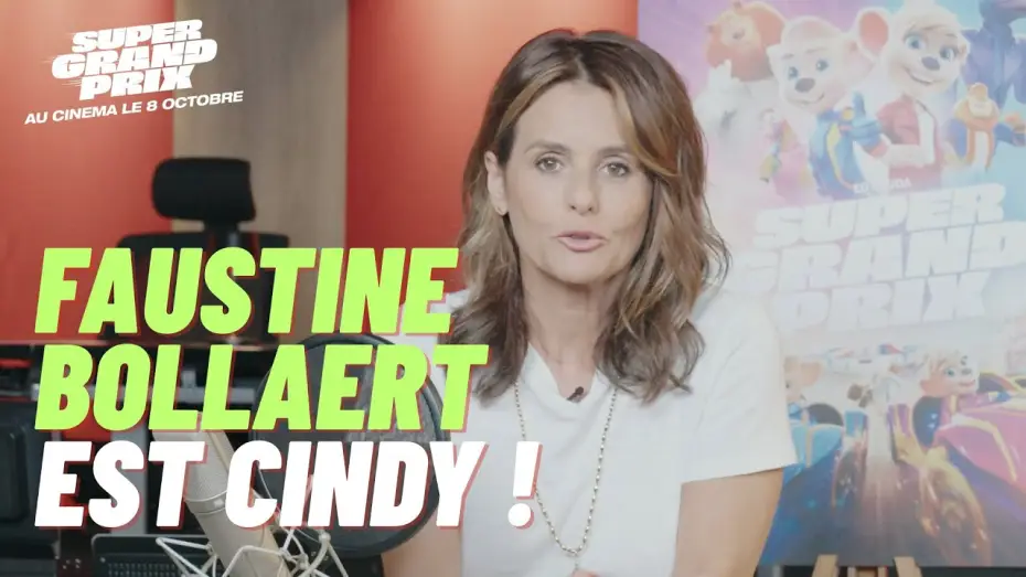 Wideo do filmu Zwierzaki na zakręcie — Les coulisses de "SUPER GRAND PRIX : Faustine Bollaert incarne la renarde rusée CINDY !