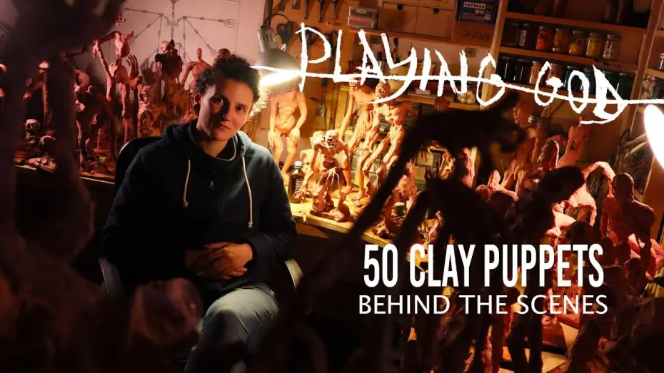 Wideo do filmu Zabawa w Boga (Playing God) — PLAYING GOD || 50 Clay Puppets Behind the Scenes