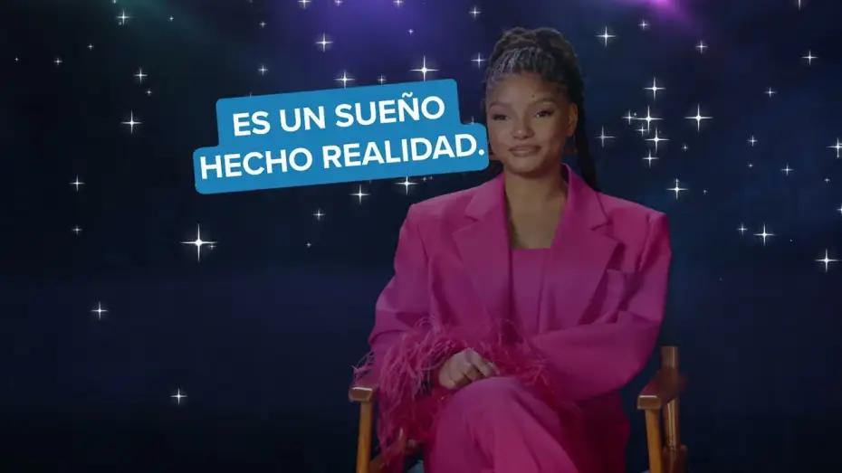 Wideo do filmu Mała syrenka — Halle Bailey descubre que será Ariel [VOSE]