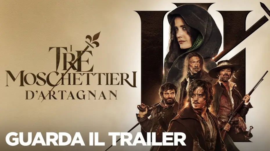 Wideo do filmu Trzej muszkieterowie: D'Artagnan — I TRE MOSCHETTIERI: D'ARTAGNAN - Teaser Trailer Ufficiale 4K - Da Aprile 2023 al cinema