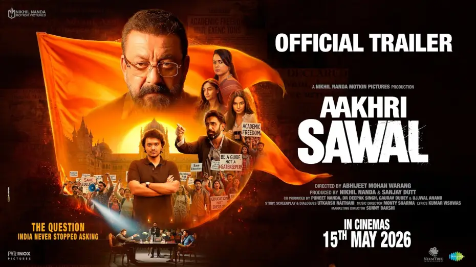Wideo do filmu Aakhri Sawal — Aakhri Sawal Official Trailer | Sanjay Dutt | Namashi | Amit Sadh | Sameera Reddy | 15 May Release