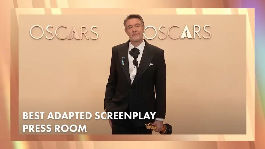 Wideo do filmu Konklawe — Peter Straughan 'Conclave' Best Adapted Screenplay Press Room Speech | 97th Oscars (2025)