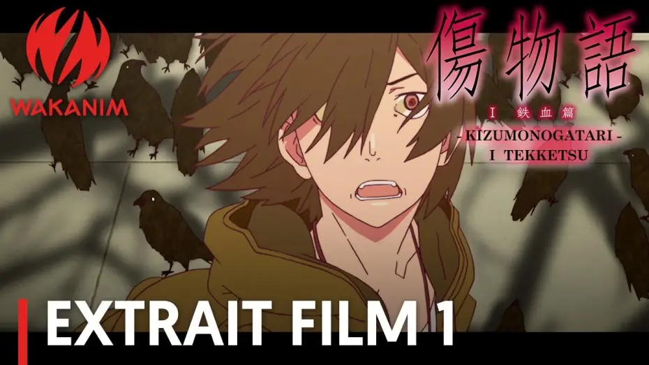 Wideo do filmu Kizumonogatari I: Tekketsu-hen — Kizumonogatari  : Film I Tekketsu - Extrait : "Cette histoire de vampires finira mal" VOST