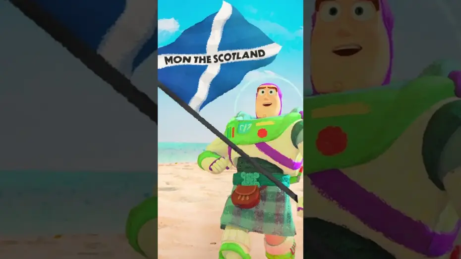 Wideo do filmu Toy Story 5 — To Infinity, Boston, Miami, and Beyond! Scottish fans bring the Buzz.