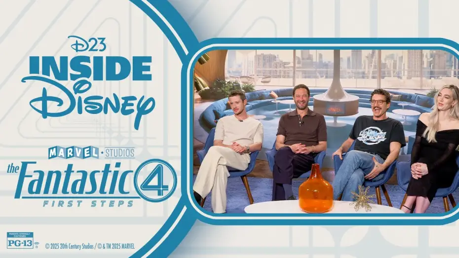 Wideo do filmu Fantastyczna 4. Pierwsze kroki — D23 Inside Disney - Marvel Studio's Fantastic Four: First Steps