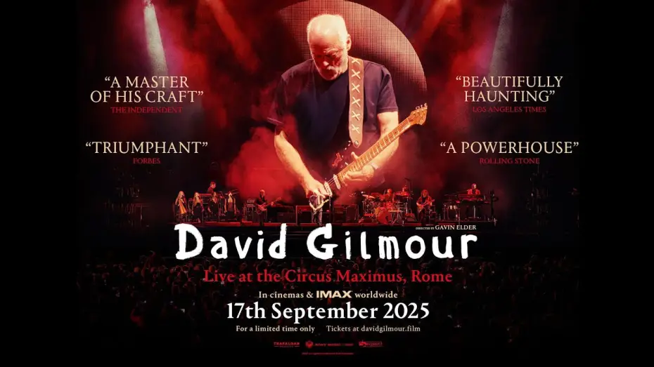 Wideo do filmu David Gilmour: Live at the Circus Maximus — David Gilmour - Live at the Circus Maximus, Rome (Trailer)