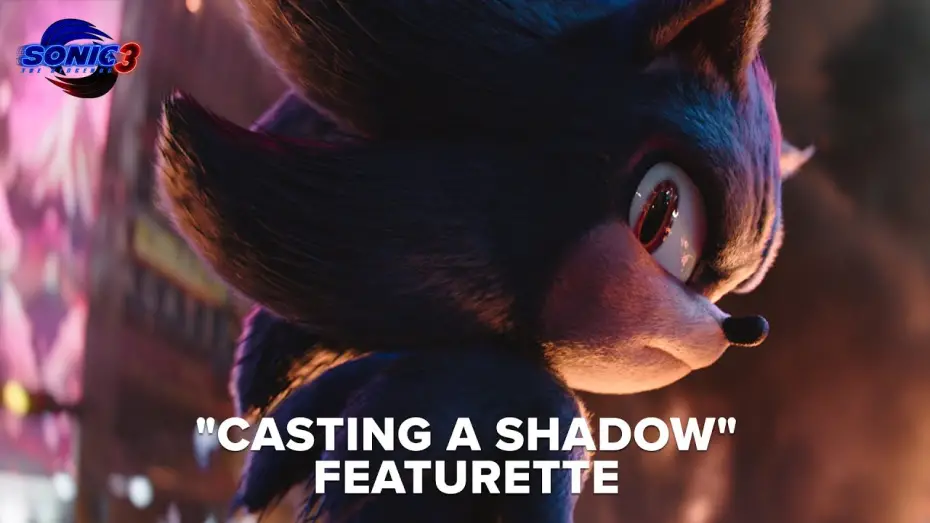 Wideo do filmu Sonic 3. Szybki jak błyskawica — "Casting a Shadow" Featurette