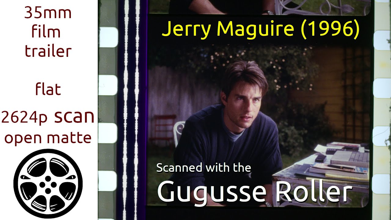 Wideo do filmu Jerry Maguire — Jerry Maguire (1996) 35mm film trailer, flat open matte, 2624p
