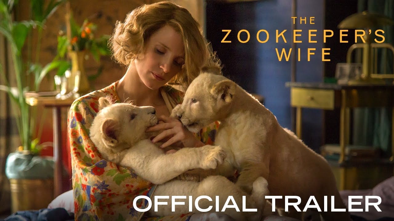 Wideo do filmu Azyl — THE ZOOKEEPER'S WIFE - Official Trailer [HD] - In Theaters March 2017