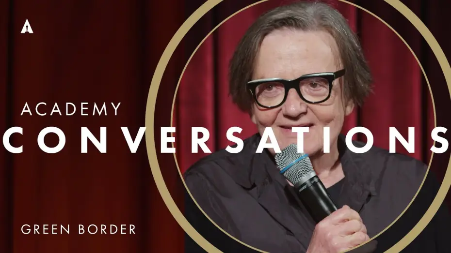 Wideo do filmu Zielona granica — 'Green Border' with Director Agnieszka Holland | Academy Conversations