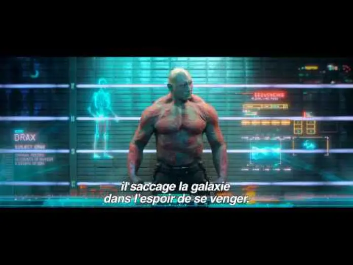 Wideo do filmu Strażnicy Galaktyki — Les Gardiens de la Galaxie : Drax